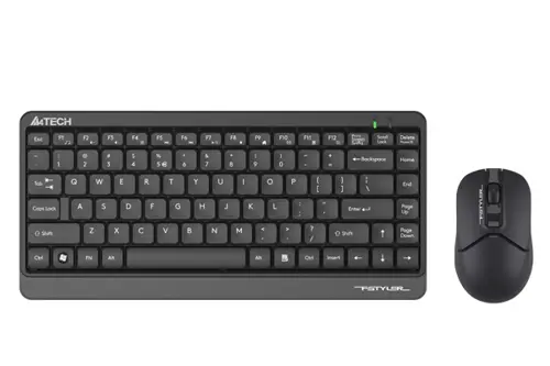 A4Tech Fstyler FG1112S Compact Wireless Keyboard & Mouse Combo - Black