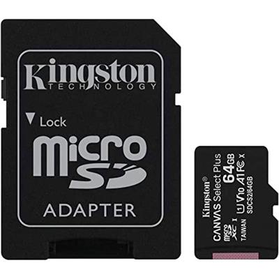 Kingston 64GB Canvas Select Plus - microSD Card 