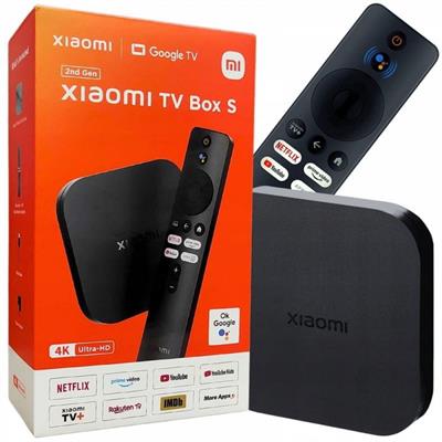 Xiaomi TV Box S 2nd Gen Google TV 4K Ultra HD MDZ-28-AA | 2.4 GHz + 5 GHz