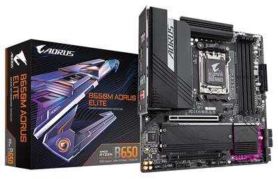 Gigabyte B650M AORUS ELITE DDR5 AMD AM5 MicroATX Motherboard | DDR5