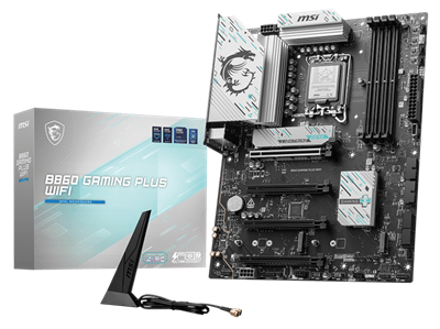 MSI B860 GAMING PLUS WIFI Intel LGA1851 DDR5 ATX Motherboard