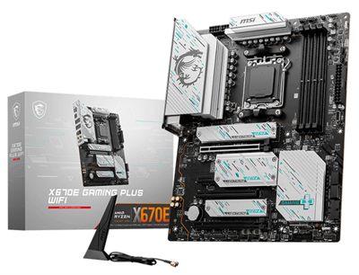 MSI X670E GAMING PLUS WIFI AMD AM5 Motherboard | DDR5