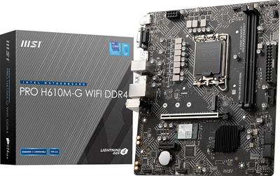 MSI PRO H610M-G Wifi Intel LGA1700 | DDR4