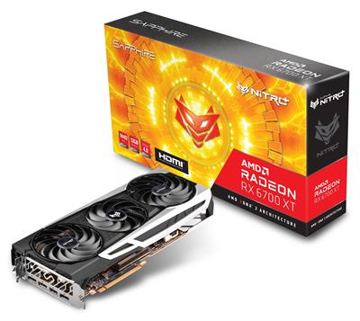 Sapphire Nitro+ AMD Radeon RX 6700 XT 12GB AMD RDNA2 Gaming Graphics Card – Official Sapphire Refurbished