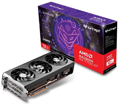 Sapphire NITRO+ AMD Radeon™ RX 7700 XT Gaming Graphics Card with 12GB GDDR6, AMD RDNA™ 3 architecture