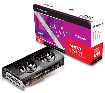 Sapphire PULSE AMD Radeon™ RX 7700 XT, 12GB, AMD RDNA™ 3 Gaming Graphics Card