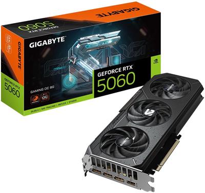 Gigabyte GeForce RTX™ 5060 GAMING OC 8GB GDDR7 PCI Express 5.0 Video Card