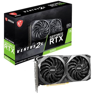 MSI GeForce RTX™ 3060 VENTUS 2X 12G OC Graphics Card 12GB GDDR6 192-bit