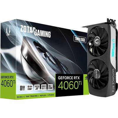 ZOTAC GAMING GeForce RTX 4060 Ti 8GB Twin Edge Video Graphics Card