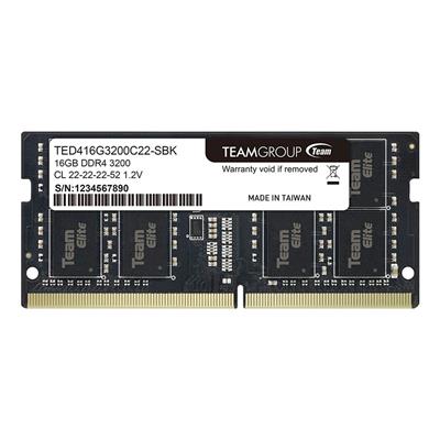 TeamGroup 16GB DDR4 3200MHz SO-DIMM Laptop RAM | TED416G3200C22DC-SO1