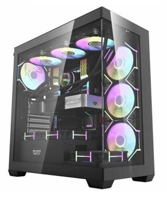 DarkFlash DS900 Glass Mid-Tower ATX Case – Black