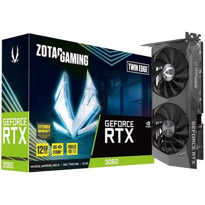 ZOTAC GAMING GeForce RTX 3060 Twin Edge Video Graphics Card 12GB GDDR6