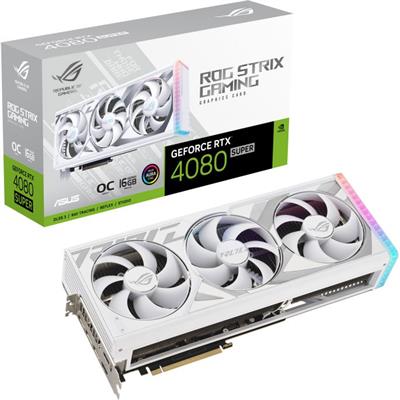 Asus ROG Strix GeForce RTX™ 4080 SUPER 16GB GDDR6X White OC Edition Video Graphics Card