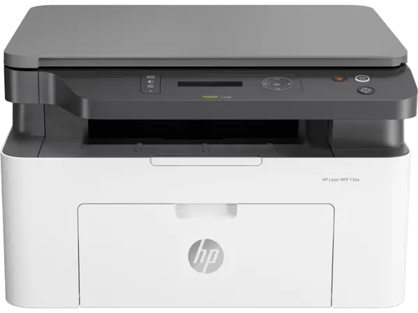 HP LaserJet MFP 136a Printer | A4 Black and White Laserjet Multifunction Printer (Official Warranty)