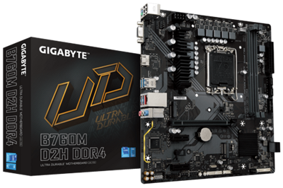 Gigabyte B760M D2H Intel LGA1700 | DDR4