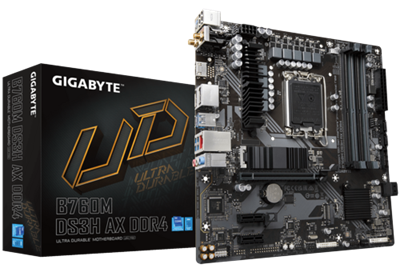 Gigabyte B760M DS3H AX DDR4 Intel LGA1700 MicroATX Motherboard