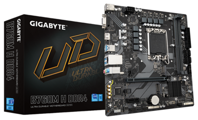 Gigabyte B760M H DDR4 Intel LGA1700 MicroATX Motherboard