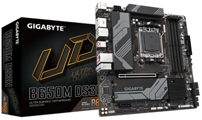 Gigabyte B650M DS3H AMD AM5 MicroATX Motherboard | DDR5