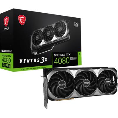 MSI GeForce RTX 4080 SUPER 16G VENTUS 3X OC Video Graphics Card GDDR6X 256-bit