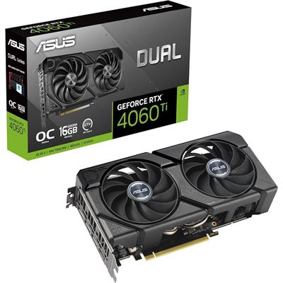 ASUS Dual GeForce RTX™ 4060 Ti EVO OC Edition 16GB GDDR6 Video Graphics Card