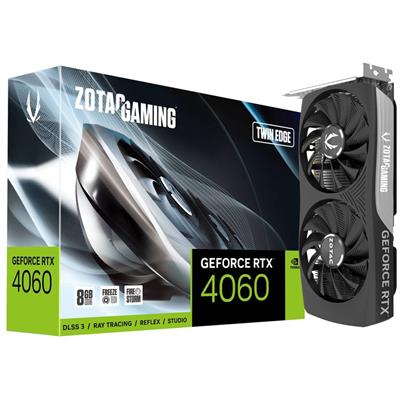 ZOTAC GAMING GeForce RTX 4060 8GB Twin Edge Video Graphics Card