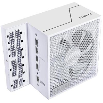 Lian Li EDGE 850W Full Modular Platinum Power Supply - German EPCOS Bulk Capacitors - ATX 3.0, 3.1 Compliant - EG850 White