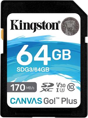 Kingston 64GB Go! Plus - microSDXC Card