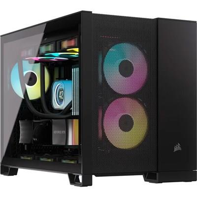 Corsair 2500D Tempered Glass Dual Chamber Case - Black 