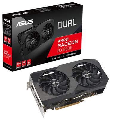 Asus Radeon RX 6600 8GB 8GB GDDR6 Graphics Card