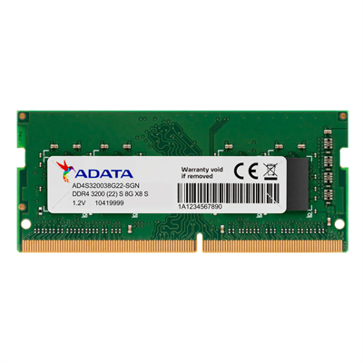 ADATA Premier 8GB 3200MHz C22 DDR4 SO-DIMM Laptop Memory