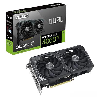 Asus Dual GeForce RTX 4060 Ti OC Edition 8GB GDDR6 Video Graphics Card