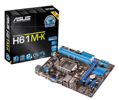 Asus H61M Intel 2nd/3rd Gen microATX Motherboard | DDR3