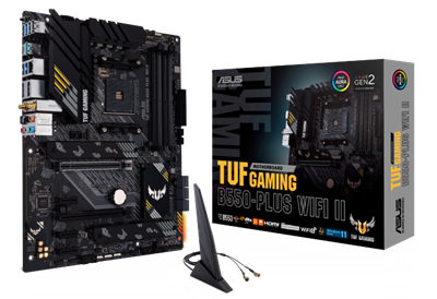 Asus TUF GAMING B550-PLUS WIFI II AMD AM4 ATX Motherboard | DDR4