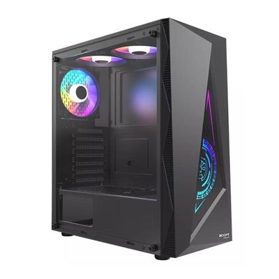 Boost Jaguar RGB Mid-Tower ATX Case - Black 