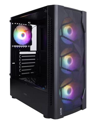 Boost Lion RGB Mid-Tower ATX Case - Black 