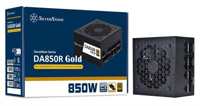 SilverStone DA850R Gold 850W 80 PLUS Gold PCIe 5.0 Fully Modular Power Supply - Black