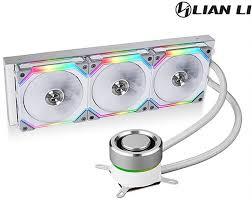 Lian Li Galahad 360 AIO Uni Fan SL 120 Edition Liquid CPU Cooler - White