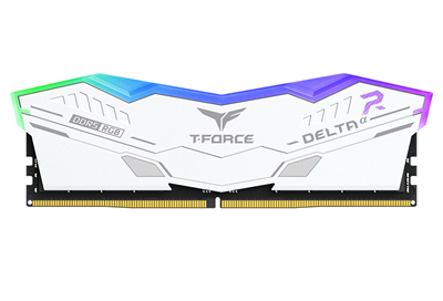 TeamGroup T-Force Delta 64GB (2x32GB) DDR5 6000MHz CL30 Desktop Memory Ram - White