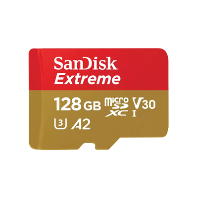 SanDisk Extreme microSDXC UHS-I 128GB Memory Card