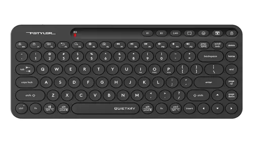 A4Tech Fstyler FBK36C AS Bluetooth & 2.4G Rechargeable Keyboard - Black