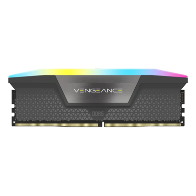 Corsair Vengeance RGB 96GB (2x48GB) DDR5 DRAM 6600MT/s CL32 Memory Kit — Black