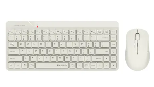 A4Tech Fstyler FG2200 Air 2.4G Wireless Keyboard & Mouse Combo - Beige
