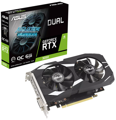 Asus Dual GeForce RTX™ 3050 OC Edition 6GB GDDR6 Video Graphics Card