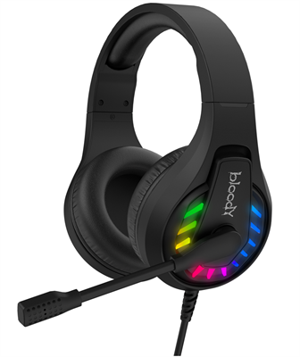 Bloody G230 Virtual 7.1 Surround Sound Gaming Headset - Black