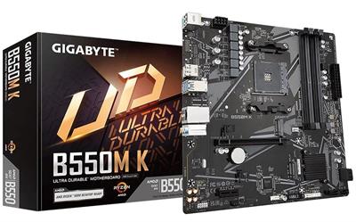 Gigabyte B550M-K AMD AM4 MicroATX Motherboard | DDR4