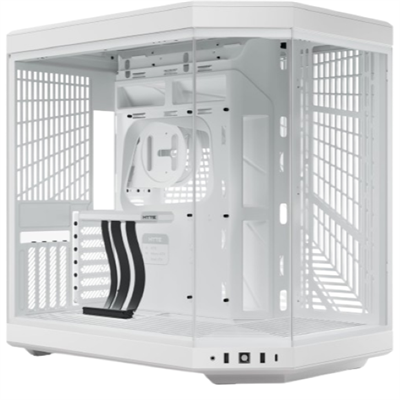 Hyte Y70 Modern Aesthetic Dual Chamber Mid-Tower ATX Case - White