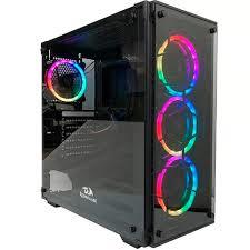 Redragon Wheel Jack GC-606 Black Game Case With 3rgb Fan