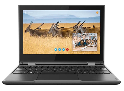 Lenovo 300e Chromebook 2nd Gen | N4000 Celeron, 4GB Ram, 32GB Rom, 11.6" Touch Crystal Display, Upto 2027 Updates, Dual HD Camera