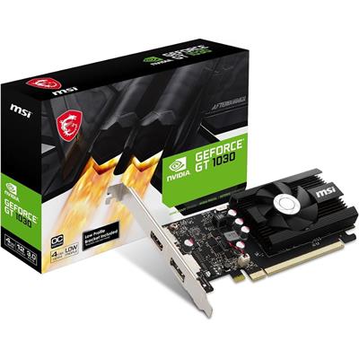 MSI GeForce GT 1030 4GD4 Low Profile OC Graphics Card