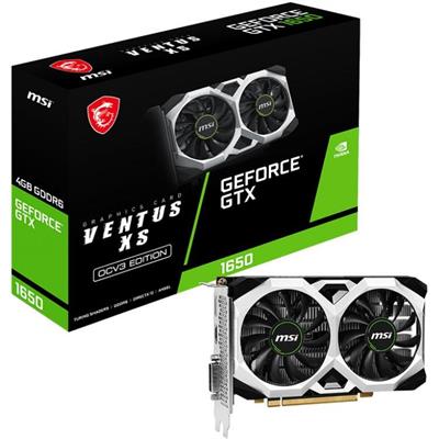 MSI GeForce GTX 1650 GDDR6 Ventus XS OCV3 4GB Graphics Card